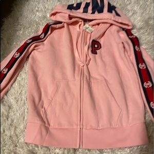 PINK zip up hoodie